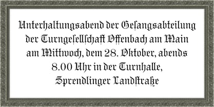 Gutenberg Gotisch Font Poster 5