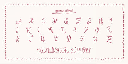 Delviyani Letter Font Poster 13