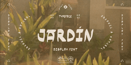 Jardin Font Poster 1