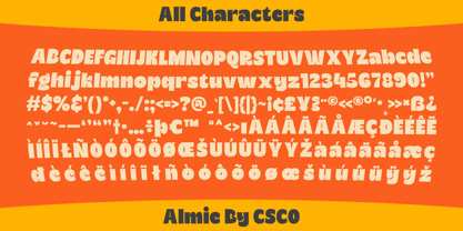 Almie Font Poster 6