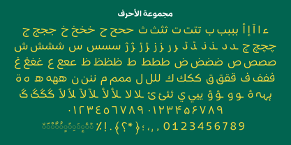 Zanjabeel Arabic Font Poster 11