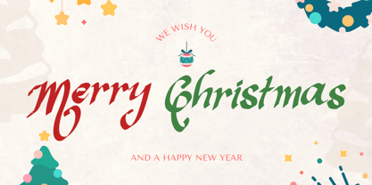 Christmas Shakila Font Poster 2