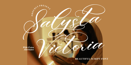 Salysta Victoria Font Poster 1