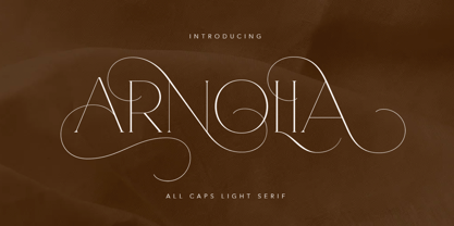 Arnolia Font Poster 1