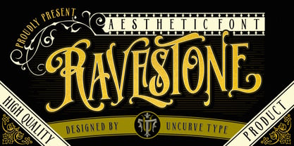 Ravestone Font Poster 1