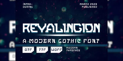 Revalingion Font Poster 1