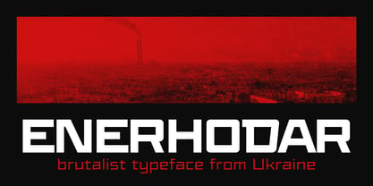 Enerhodar Font Poster 1