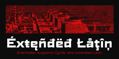 Enerhodar Font Poster 5