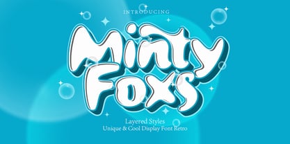 Minty Foxs Font Poster 1