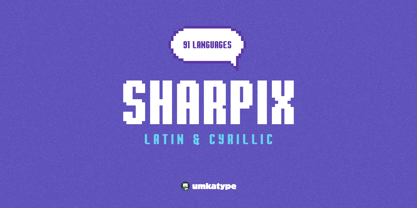 Sharpix Font Poster 1