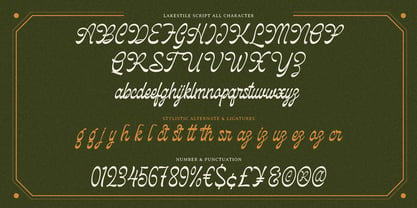 Lakestile Font Poster 11