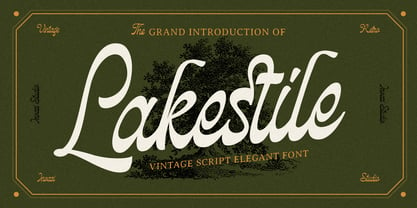 Lakestile Font Poster 1