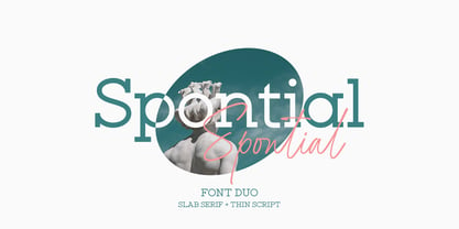 Spontial Font Poster 1
