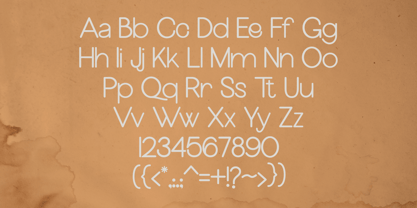 Rokey Stylistic Sans Serif Fuente Póster 8