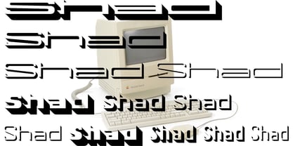 Shad Font Poster 5