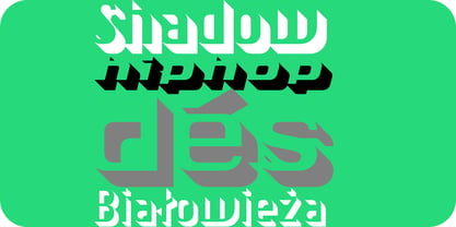 Shad Font Poster 3