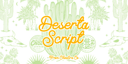 Deserta Script Font Poster 1