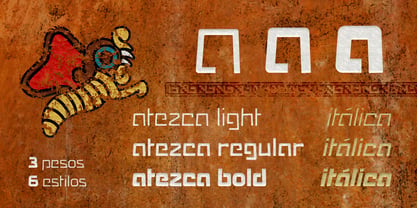 Atezca Font Poster 2