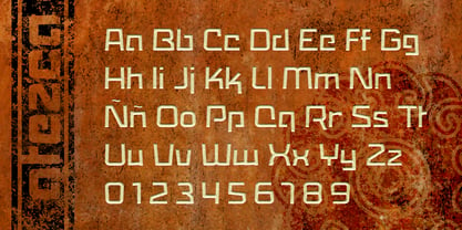 Atezca Font Poster 3