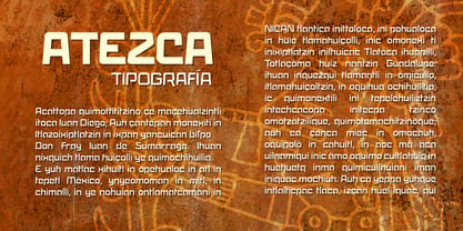 Atezca Font Poster 5