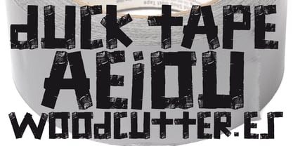 Duck Tape Font Poster 4