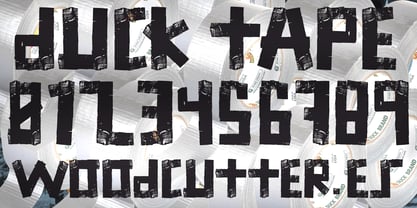 Duck Tape Font Poster 6