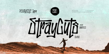 Stray Cuts Font Poster 1