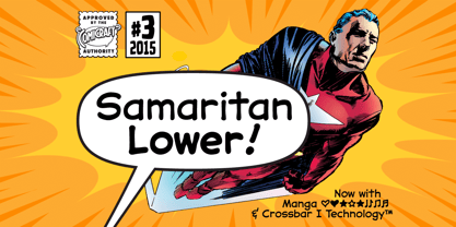 Samaritan Lower Font Poster 4