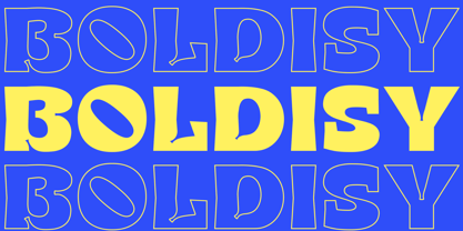 Boldisy Font Poster 1