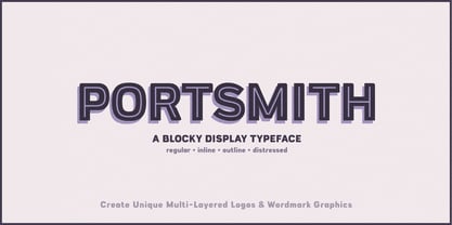 Portsmith Font Poster 1