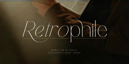 Retrophile Font Poster 1