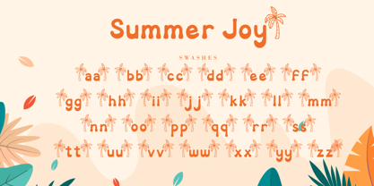 Summer Joy Fuente Póster 8