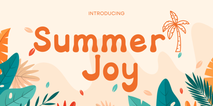 Summer Joy Font Poster 1