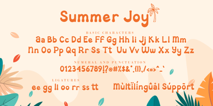 Summer Joy Fuente Póster 7