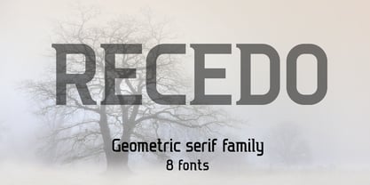 Recedo Font Poster 1