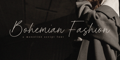 Bohemian Fashion Font Poster 1