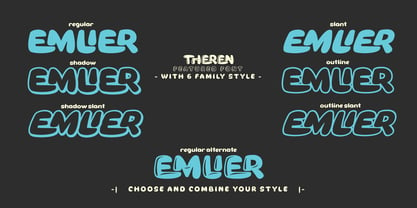 Theren Font Poster 2