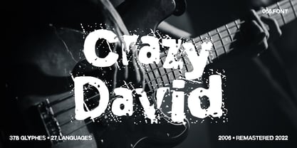 Crazy David No 1 Font Poster 1