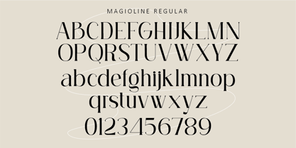 Magioline Font Poster 7