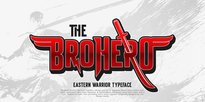 Brohero Font Poster 1