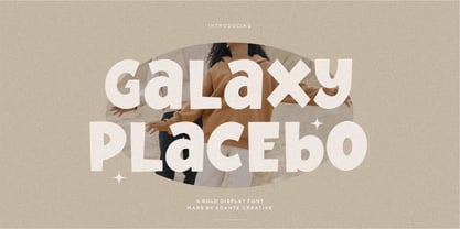 Galaxy Placebo Font Poster 1