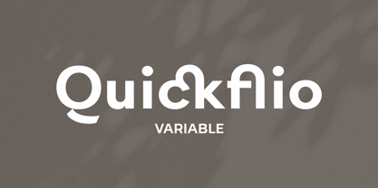 Quickflio Font Poster 1