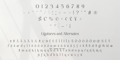 Luxyna Font Poster 2