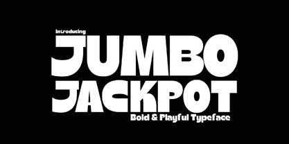 Jumbo Jackpot Font Poster 1