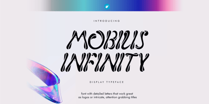 Mobius Infinity Font Poster 1
