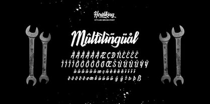 Howlking Font Poster 7