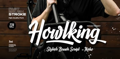 Howlking Font Poster 1