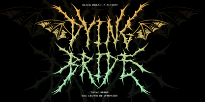 Black Dread Fuente Póster 5