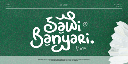 Sawi Banyari Font Poster 1