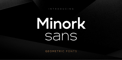 Minork Sans Font Poster 1